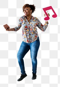 Woman png element, transparent background