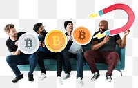 Png Bitcoin people, transparent background