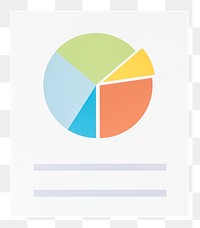 PNG Business data pie chart transparent background