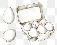 Eggs png illustration, transparent background