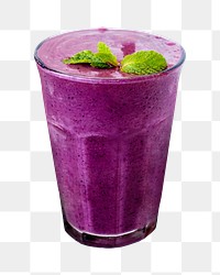 Purple smoothie png photo, transparent background