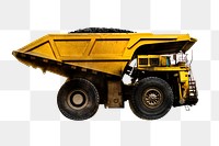 Png dump truck, isolated object, transparent background