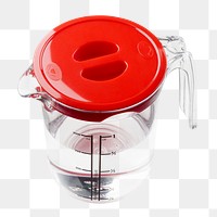 Water pitcher png, food element, transparent background