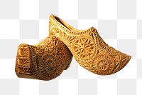 Traditional shoes png, isolated object, transparent background