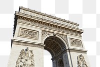 Arc de Triomphe png, transparent background