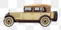 Vintage vehicle car png, transparent background