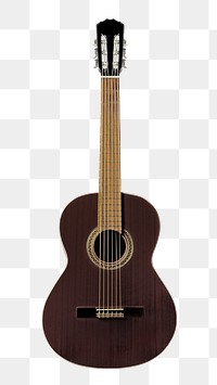 Acoustic guitar png, isolated object, transparent background