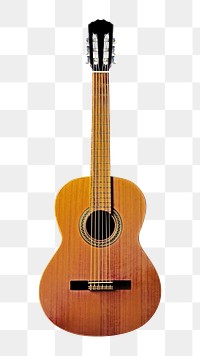 Acoustic guitar png, isolated object, transparent background