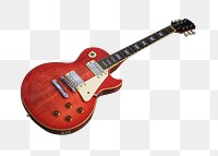 Electric guitar png, isolated object, transparent background