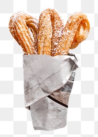 Churros png on transparent background