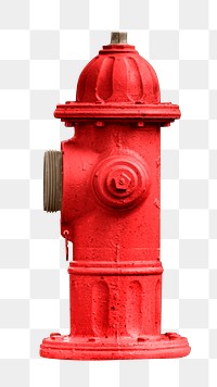 Fire hydrant png, isolated object, transparent background