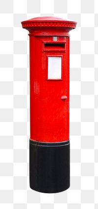 Mail box png, isolated object, transparent background