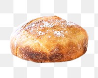 Bread png collage element, transparent background