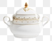 Soup tureen png, isolated object, transparent background