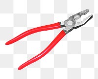 Plier png, isolated object, transparent background