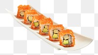 Sushi rolls png collage element, transparent background