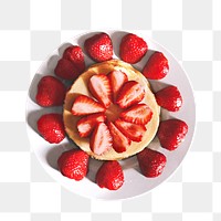 Png strawberries, transparent background