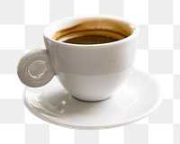 Coffee cup png collage element on transparent background