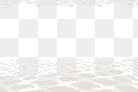 PNG abstract off-white tile overlay, transparent background