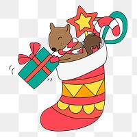 Present exchange png sticker, transparent background