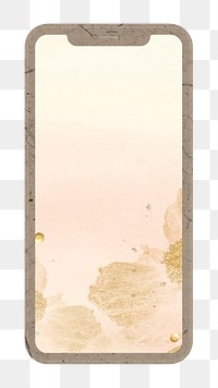 PNG aesthetic phone screen transparent background