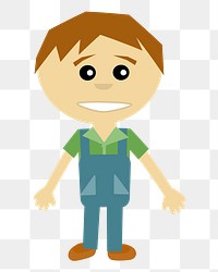 PNG Little boy clipart, transparent background. Free public domain CC0 image.