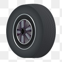 Wheel png illustration, transparent background. Free public domain CC0 image.