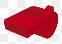 Whistle png illustration, transparent background. Free public domain CC0 image.