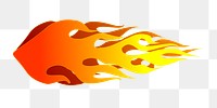 Fire png illustration, transparent background. Free public domain CC0 image.