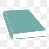 Book png illustration, transparent background. Free public domain CC0 image.