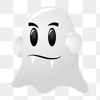 Ghost png illustration, transparent background. Free public domain CC0 image.