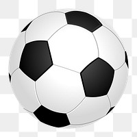 Football png illustration, transparent background. Free public domain CC0 image.