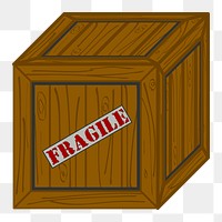 Fragile png illustration, transparent background. Free public domain CC0 image.