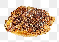 Honeycomb png sweet dessert, transparent background