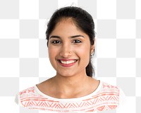 Indian woman png element, transparent background