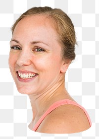 Woman png element, transparent background