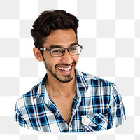 Indian man png element, transparent background