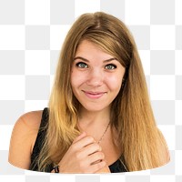 Woman png element, transparent background