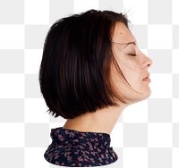 Woman png element, transparent background