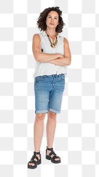 Woman png, transparent background