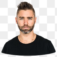 Man png element, transparent background