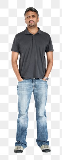 Asian man png, transparent background