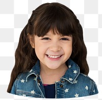 Girl png element, transparent background