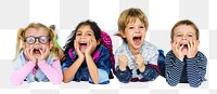  Smiling kids png, transparent background