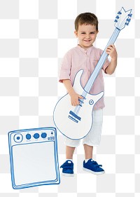 Music boy png, transparent background