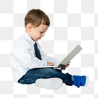 Business kid png, transparent background