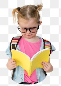 Girl student png, transparent background