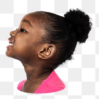 Girl png element, transparent background