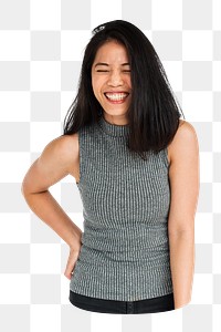 Woman png element, transparent background