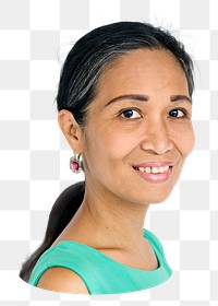 Woman png element, transparent background